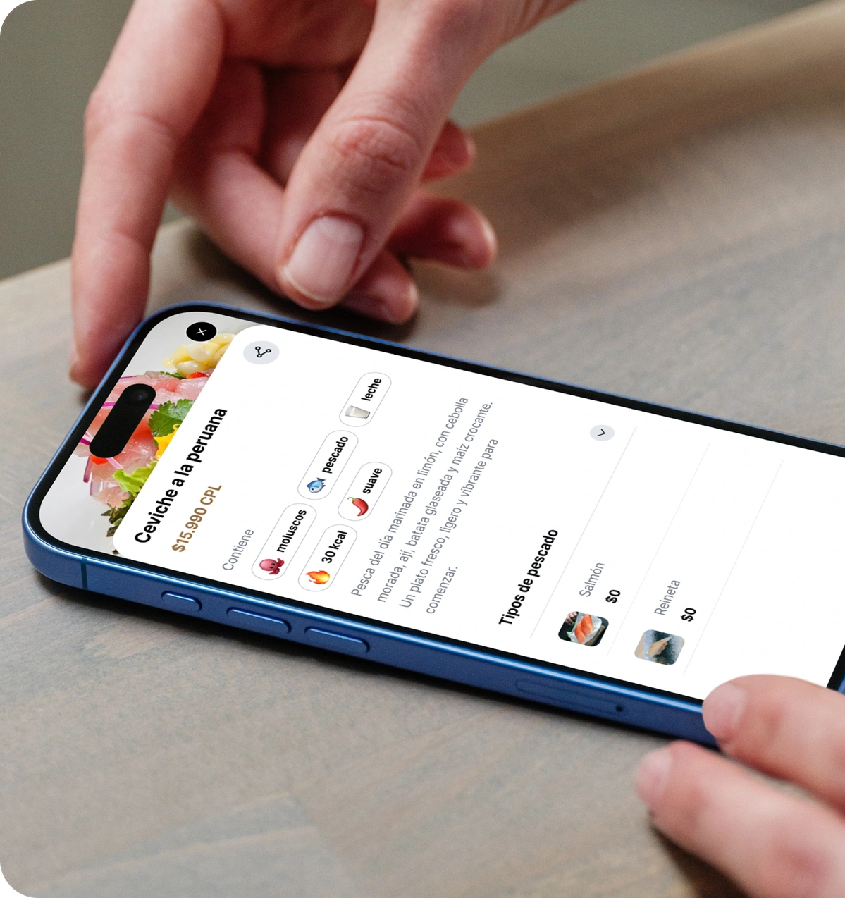 Información completa de ingredientes y alérgenos